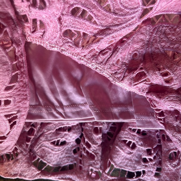 Showpo. Kiss Me Quick One Shoulder Dress Size 2 Dusty Rose - Picture 5 of 7